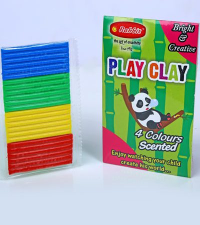 PLAY CLAY 4 COLOR STRIPES 30GMS